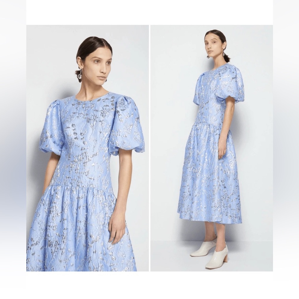 Jonathan Simkhai Faith Metallic Midi Dress
